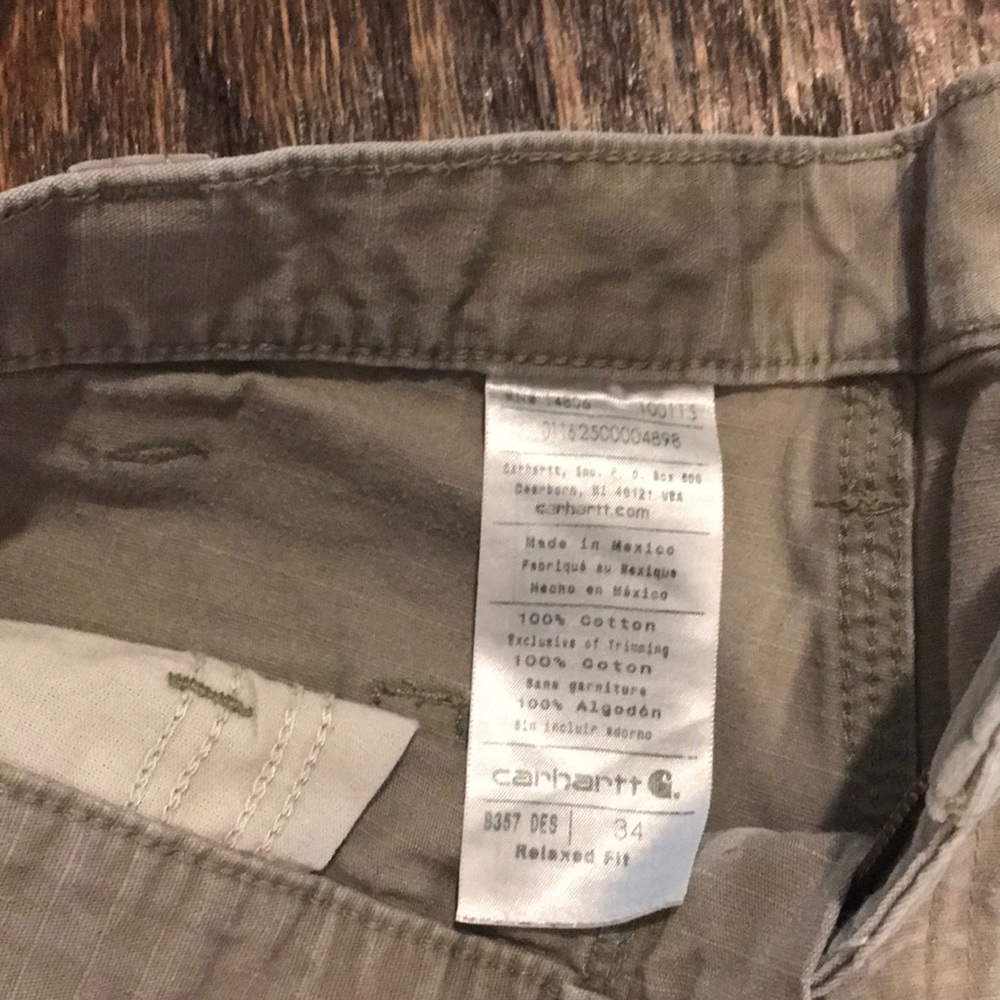 Carhartt Men’s Cotton Ripstop Cargo Shorts - Picture 4 of 6